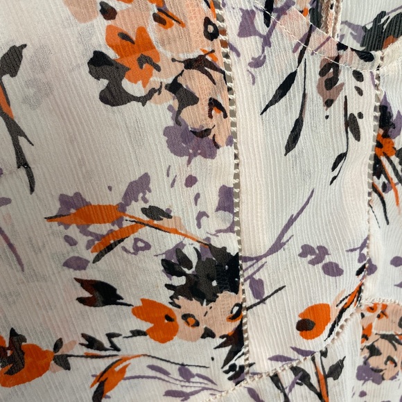 Anthropologie Floral and Polka-dot Flowy Tank Top - Picture 4 of 5